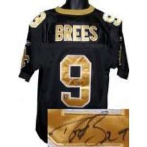  Autographed Drew Brees Uniform   Black   Autographed NFL 