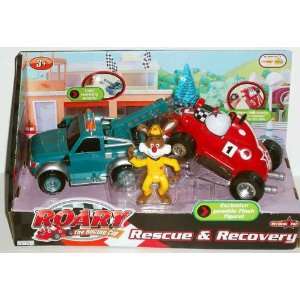   and Recovery Set   Roary and Plugger with Flash Figure Toys & Games