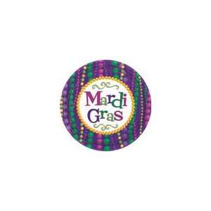  Mardi Gras Bead Party 7 Disposable Paper Plates Health 