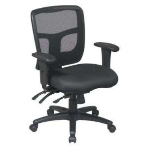 Office Star ProGrid Back Managers Chair with 2 Way Adjustable Arms and 