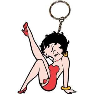  Betty Boop Rubber Keychain  Wink 