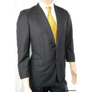 Hickey Freeman $1595 Mens 38 S Suit Boardroom Loro Piana 120s Charcoal 