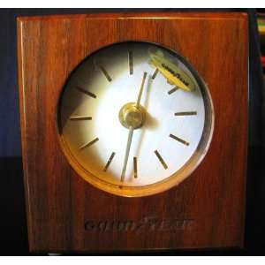   Clock, Genuine Walnut Wood Case, Blimp Second Hand