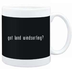    Mug Black  Got Land Windsurfing?  Sports