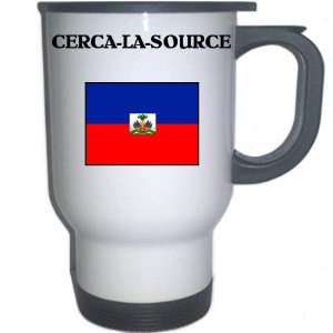  Haiti   CERCA LA SOURCE White Stainless Steel Mug 