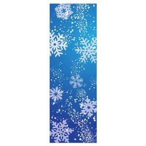  Street Banner   Blue Snowflakes