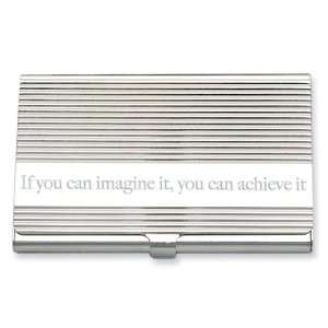    If You Can Imagine It You Can Achieve It Card Case