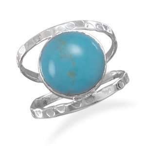  CleverSilvers Turquoise Open Band Style Sterling Silver 
