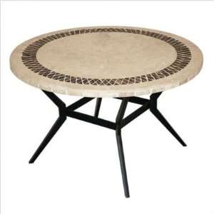  Windham Castings MO720X24 Round Mosaic Top Dining Table 