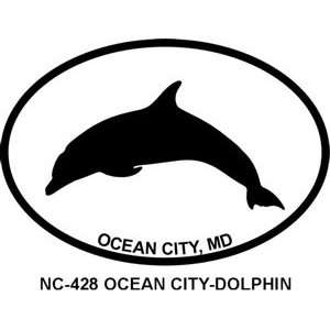 OCEAN CITY   DOLPHIN Personalized Sticker