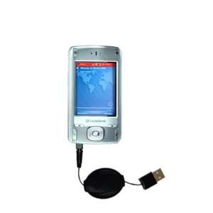 Retractable USB Cable for the Vodaphone VPA Compact II with Power Hot 