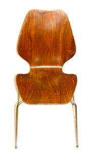 1950s FORA CITY Ant Chair Set/4 Mid Century Mod Danish IVERSEN Molded 