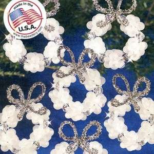 Frosted Wreaths Beaded Christmas Ornament Kit The Beadery 7128 