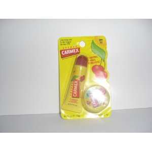 CARMEX  CHERRY SET OF TWO   LONG LASTING RELIEF FOR DRY,CHAPPED LIPS 