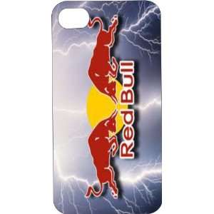  White Hard Plastic Case Custom Designed Red Bull iPhone 