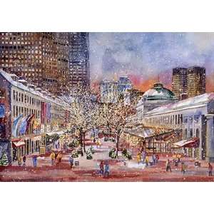  Holiday Time at Quincy Market, Boston