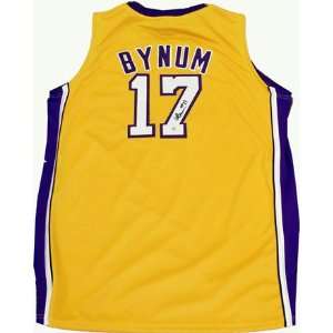 Andrew Bynum Autographed Lakers Swingman Jersey  Sports 