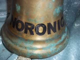 Canadian Great Lake Tragedy SS Noronic Main Ships Bell  