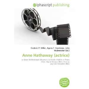  Anne Hathaway (actrice) (French Edition) (9786132721198 
