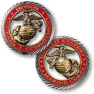  U.S. Marine Corps Core Values Coin Toys & Games