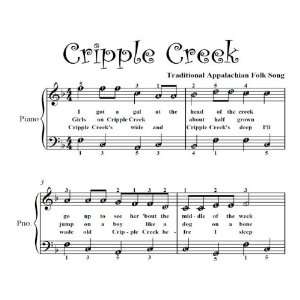 Cripple Creek Easy Piano Sheet Music