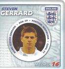 ENGLAND MEDAL CARD  STEVEN GERRARD  World Cup 2010 RARE