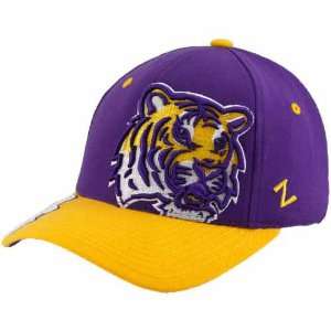   Purple Gold Double Decker II Fitted Hat (7 1/4)