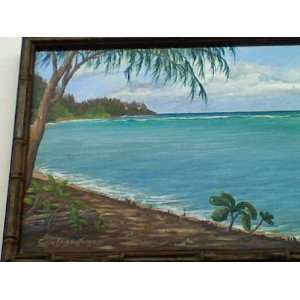  Hanalei Beach Original by Susan Wolding