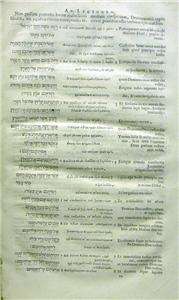 RARE 1698 MEIBOMIUS HEBREW METRE VERSE BIBLE SCIENCE NR  