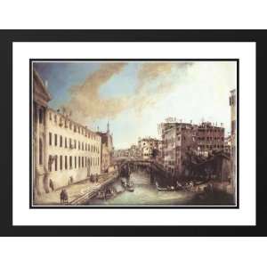 Canaletto 24x19 Framed and Double Matted Rio dei Mendicanti  