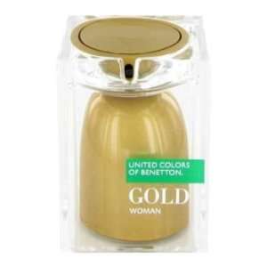 United Colors Of Benetton Gold Perfume for Women, 2.5 oz 