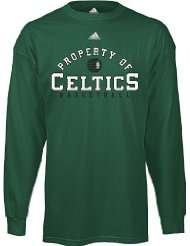 boston celtics property of long sleeve t shirt by adidas