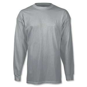  adidas Long Sleeve Logo T Shirt (Gray)
