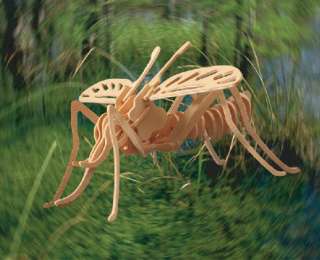 Puzzled Little Mosquito 3D Natural Wood Puzzle  