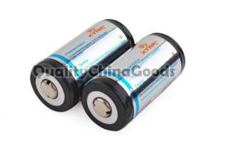 2pcs XTAR 16340 LIR123A 3.6V Lithium Rechargeable Battery