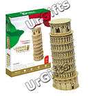 Paper 3D Puzzle Model Leaning Tower of Pisa Italy Large