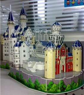 Paper 3D Puzzle Model New Swan Neuschwanstein Castle  