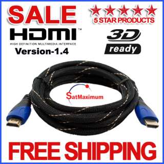   10FT 1.4 1080P BLURAY 3D TV DVD PS3 XBOX LCD LED ETHERNET HD  