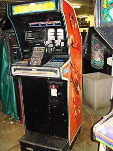 Subroc 3D upright arcade video game Sega released 1983  