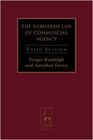 The European Law of Commercial Agency, (1841138509), Fergus Randolph 