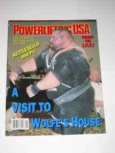 Powerlifting USA September 2006 Mike Wolfe  