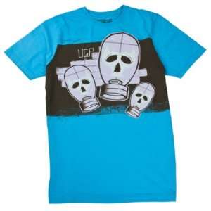  Underground Products Gas Masca   Mens T Shirt   Blue 