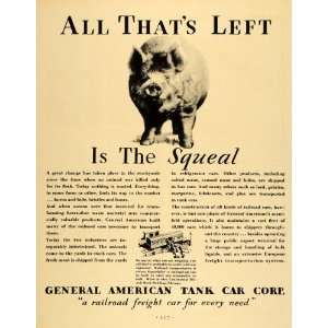  1931 Ad General American Tank Car Railroad Freight Car 