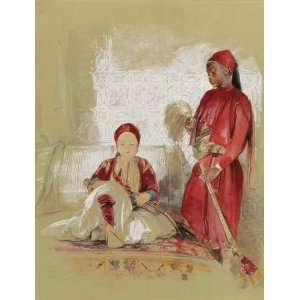  Hand Made Oil Reproduction   John Frederick Lewis   32 x 