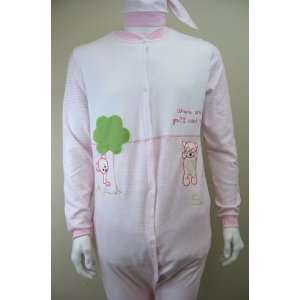 Adult Baby Shy Bear Onesie   A35 Bodysuit   Footed Pajamas 