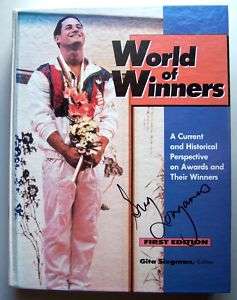 RARE 1989 GREG LOUGANIS SIGNED Copy WORLD OF WINNERS  