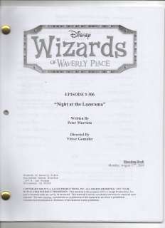 Wizards Of Waverly Place Script   You Pick   Season 4  