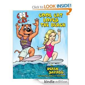 Cool Cat Loves the Beach Derek Savage  Kindle Store