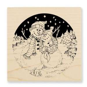  Stampendous Q044 Snow Couple Arts, Crafts & Sewing