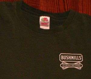 Bushmills Irish Whisky Guiness Beer T Shirt XL  